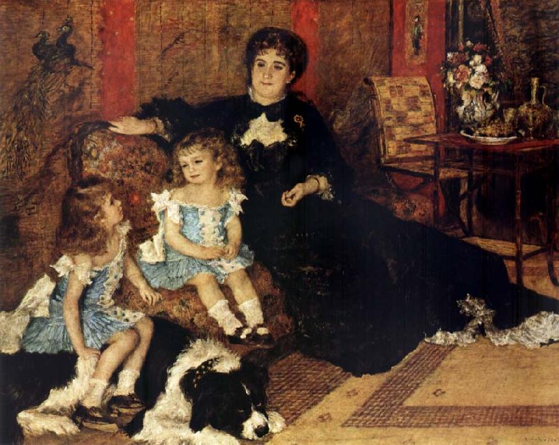 Pierre-Auguste Renoir Madame Charpenting and Children